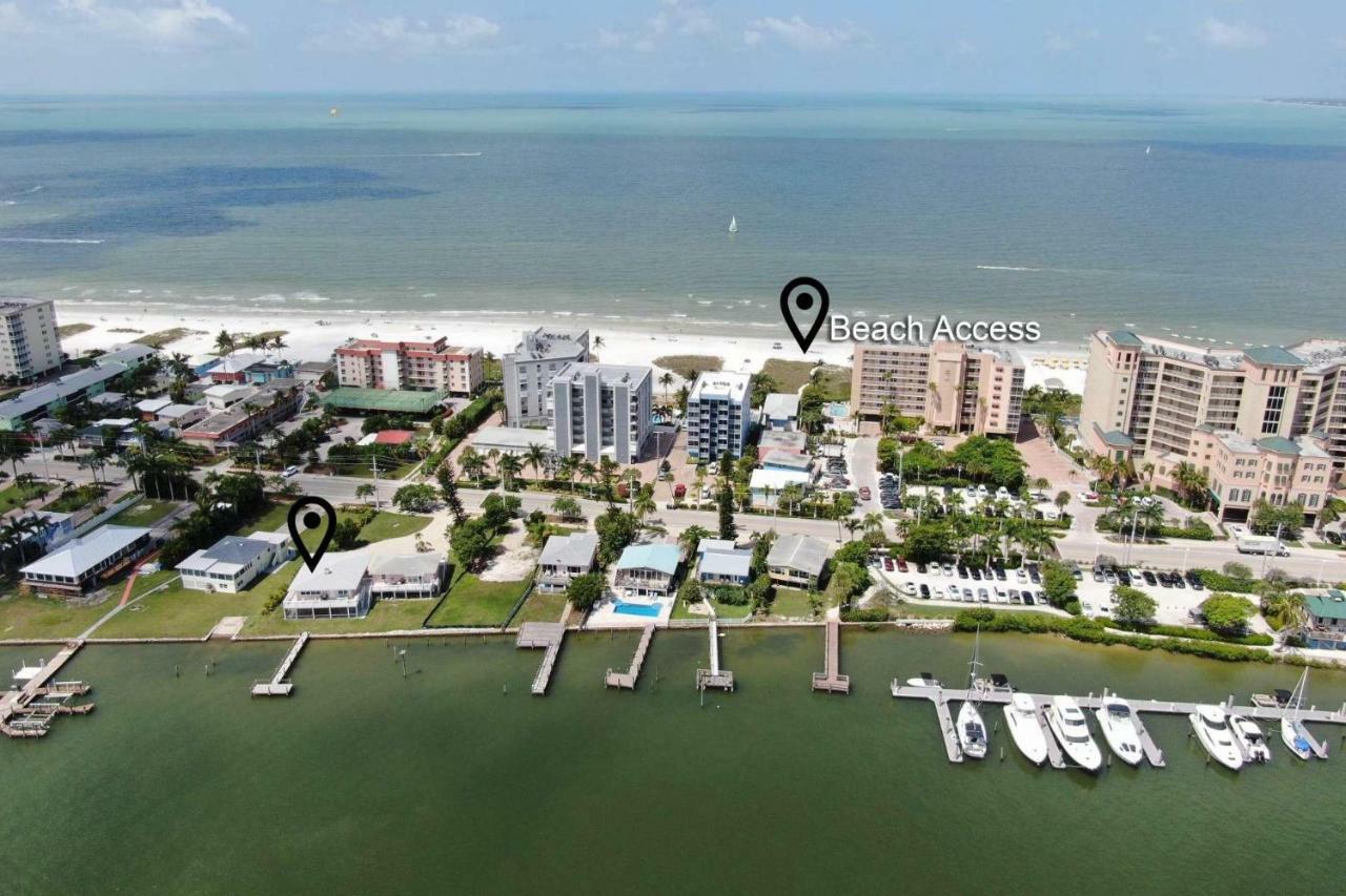 Estero Island Apartment With Boat Dock フォートマイヤーズビーチ エクステリア 写真